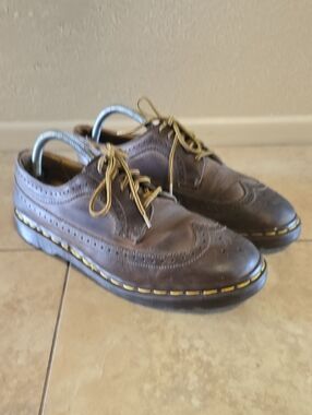 Dr. Martens Brown Wingtip UK 10, US 11M, US 13W Made In England